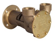 ¾" bronze pump, <b>40-size</b>, flange mounted with BSP threaded ports